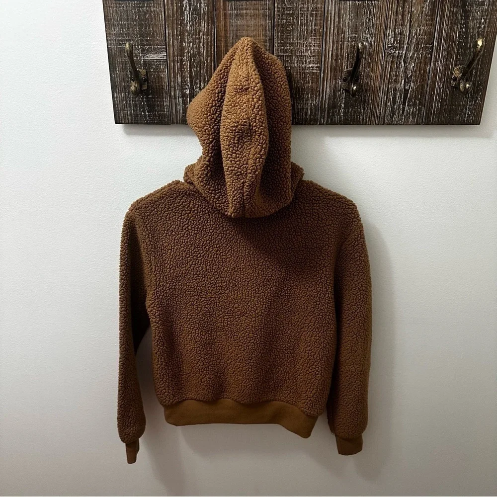 Stillwater Supply Co  Brown Sherpa Sweater youth size 12